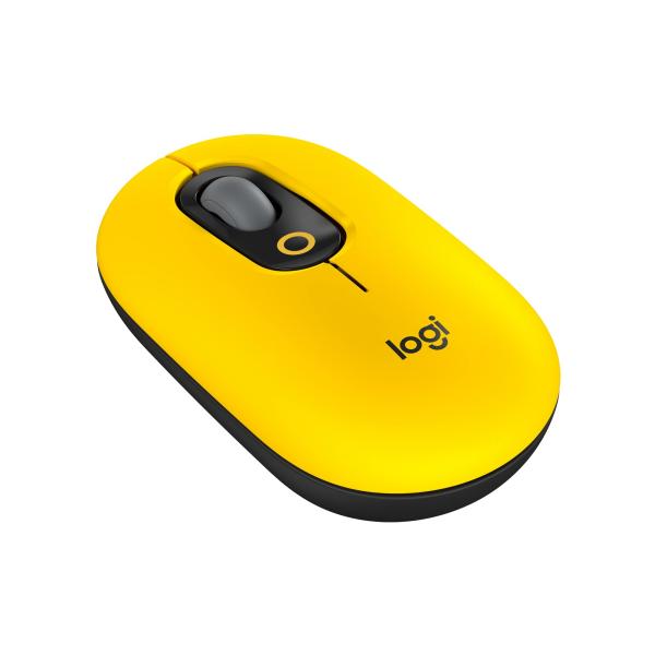 ロジクール POP MOUSE M370YL 静音 ワイヤレスマウス 無線 Bluetooth Lo...