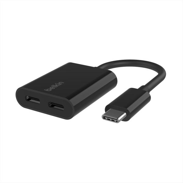 Belkin USB-C デュアルアダプター Andoroid スマートフォン Galaxy/Xpe...