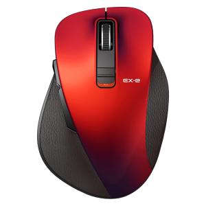 ELECOM BT5.0 EX-Gシリーズ 5ボタン静音マウス Lサイズ M-XGL15BBSRD（レッド）の商品画像