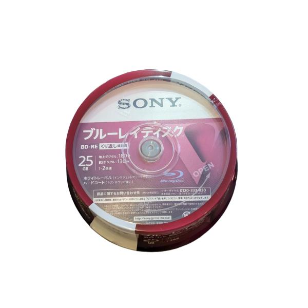 ソニー(SONY) ブルーレイディスク BD-RE 2倍速1層 Vシリーズ 25BNE1VLPP2 ...