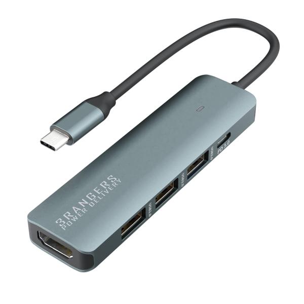 エアリア3RANGERS POWER DELIVERY USB Type-C HDMI 4K Dis...