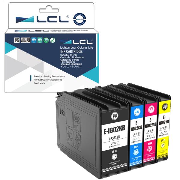 LCL エプソン用 IB02 IB02KB IB02CB IB02MB IB02YB （4色セット ...
