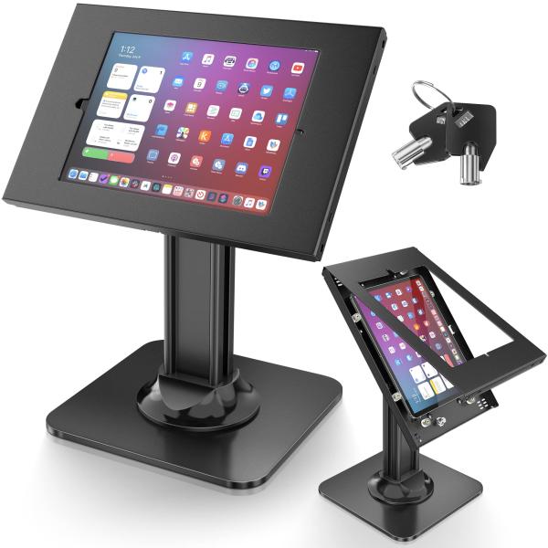 AboveTEK アンチ盗難iPadキオスクスタンド ? POS iPadセキュリティスタンド&amp;am...