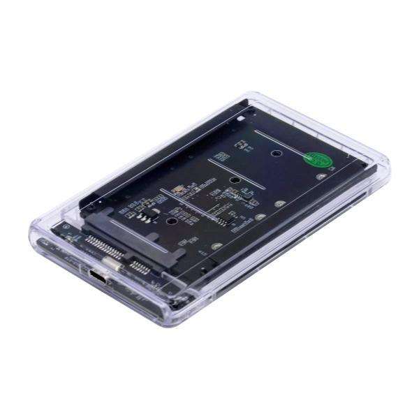 Cablec Dual MSATA Mini SATA SSDカードJOBD Raid 0をUSB ...