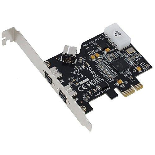 SEDNA - PCI-Express IEEE 1394b FireWire 3ポートコントローラ...
