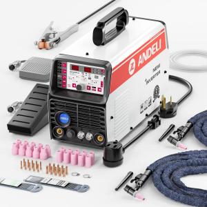 ANDELI 100V/200V 200AMP アルミ溶接機 TIG 溶接機 AC DC Clod/TIG 溶接機 TIG-2