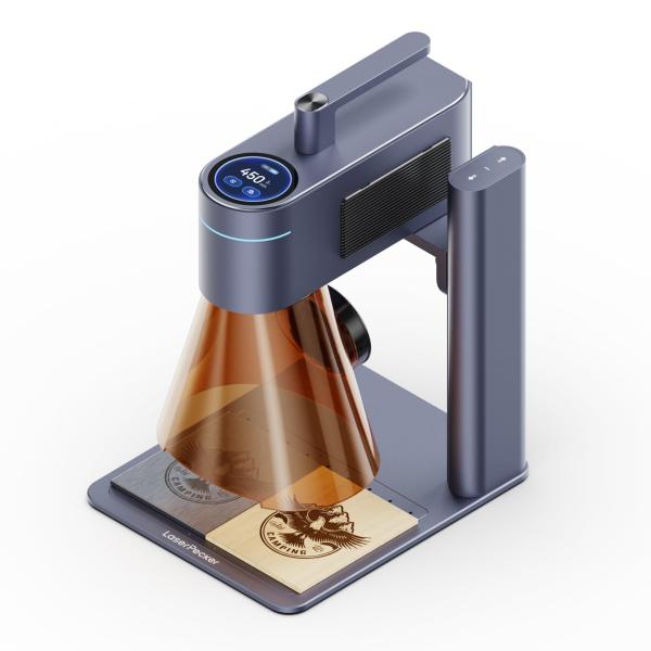 LaserPecker 4 レーザー彫刻機 家庭用 青色レーザーと赤外線レーザー加工機 2400