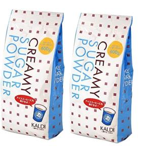 カルディオリジナル　クリーミーシュガーパウダー　600g×2袋セット