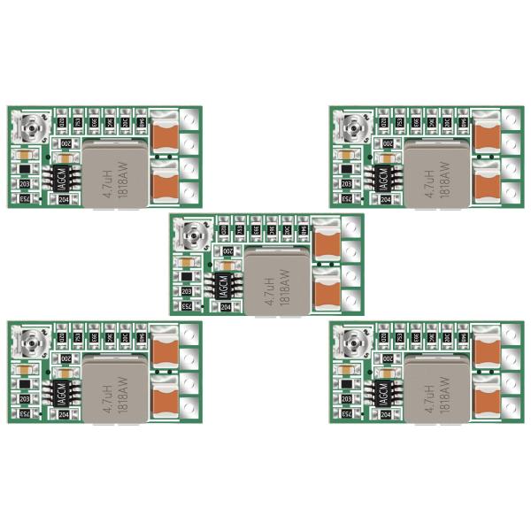 DROK 降圧モジュール DC 4.5〜24V から DC 1.8V、2.5V、3.3V、5V、9V...