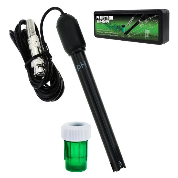 Gain Express PH電極 プローブ 電極 ペーハー計 測定範囲0-14 BNCコネクター ...