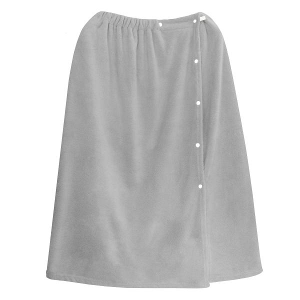 Etech ラップタオル 80cm丈 巻きタオル 大判 無地 吸水 柔らかい ふわふわ もこ