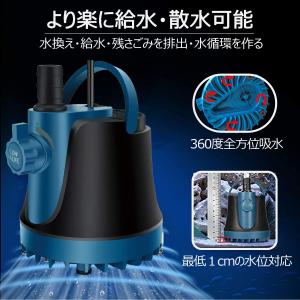 THYESCOM 水中ポンプ 低水位対応 循環...の詳細画像2