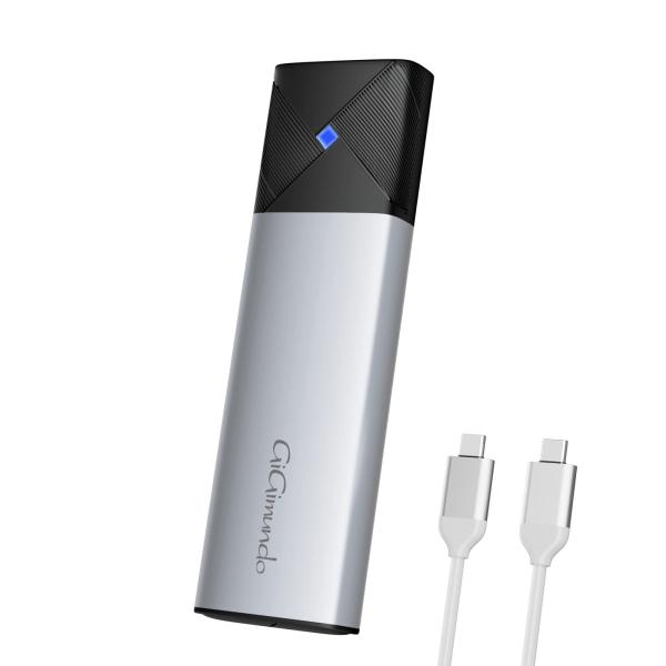 GiGimundo M.2 SSD 外付けケース USB3.2(Gen2)接続10Gbps高速転送 ...