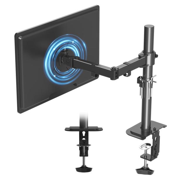 suptek PCモニターアーム シングルモニターアーム ディスプレイアーム 1画面 ク