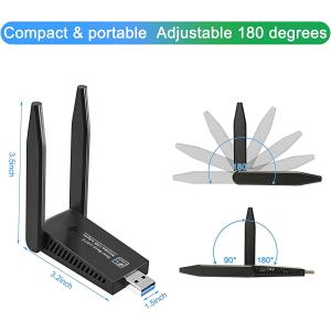 USB3.0 無線LAN子機 1300Mbps...の詳細画像2