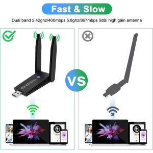 USB3.0 無線LAN子機 1300Mbps...の詳細画像3