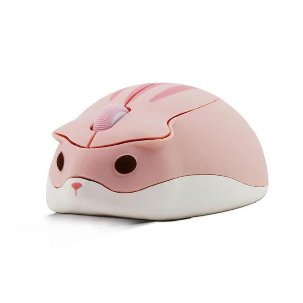 ワイヤレスマウス2.4GHz ハムスターの形 かわいい動物デザイン Mサイズ 静音 電
