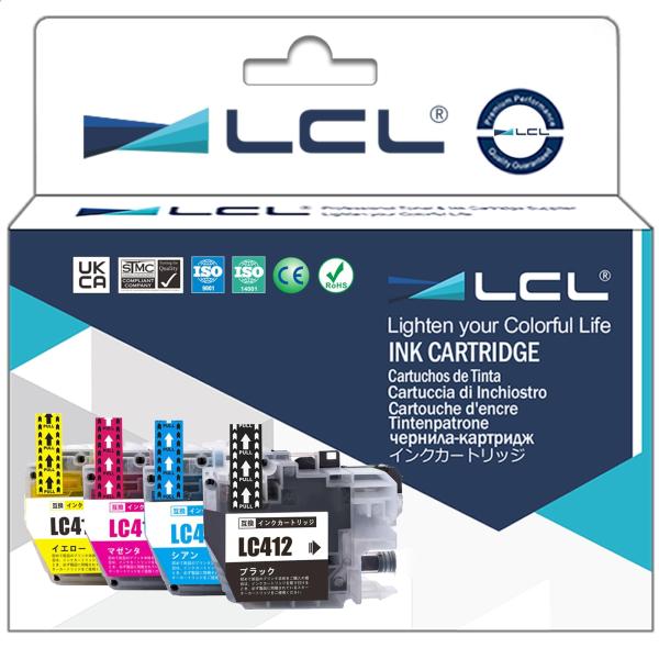 LCL Brother用 ブラザー用 LC412-4PK LC412 LC412BK LC412C ...