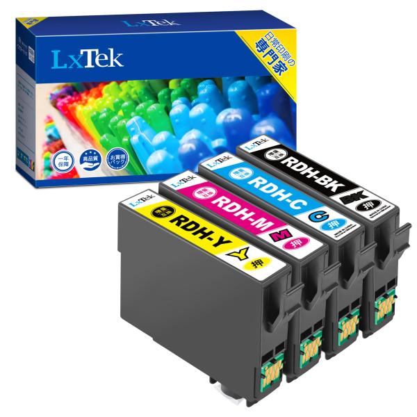 LxTek RDH-4CL 互換インクカートリッジ エプソン(Epson)用 RDH リコーダー イ...