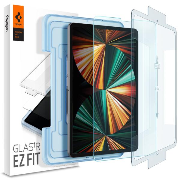 Spigen EZ Fit ガラスフィルム iPad Pro 12.9 第6世代 M2 2022 、...