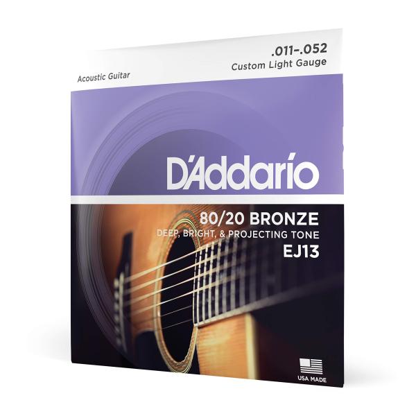 D'Addario ダダリオ アコースティックギター弦 80/20ブロンズ Custom Light...