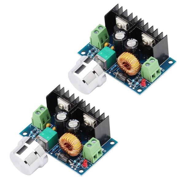 KKHMF 2個 XL4016E1 DC 4-40V〜DC 1.25-36V 8Aバックコンバータ電...