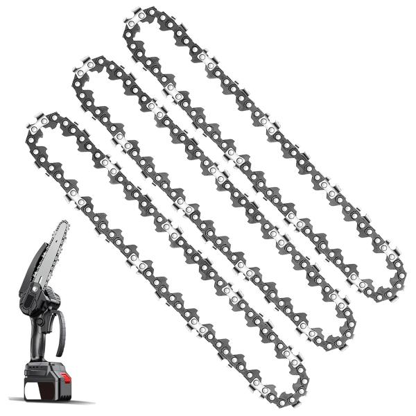 3本入り 6インチ チェーンソー 替刃 6インチ ミニチェーンソー 替え刃 チェーン