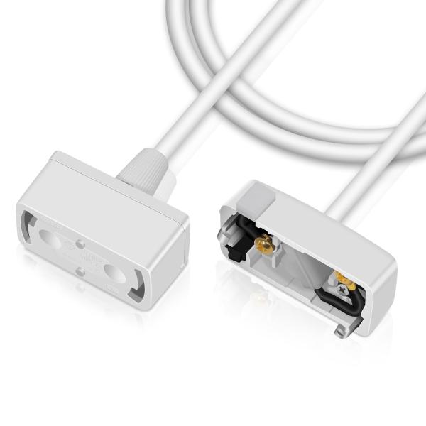 Pispoer|シーリング 延長コード|角型引掛シーリングアダプター 配線プラグ|延長