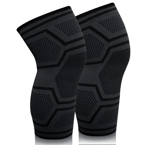 RESLTALY 膝サポーター 2枚入り 膝保護 膝固定 怪我防止 スポーツ用 バスケット