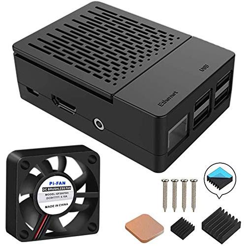 GeeekPi Raspberry Pi 3B+ ケース ラズベリーパイ3/2モデルBケース 、冷却...