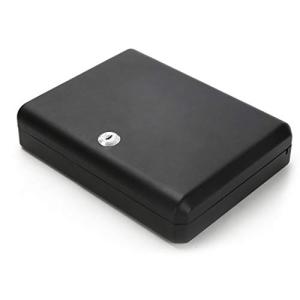 Jssmst 手提金庫 安心保管ボックス スポンジで衝撃緩和 キーロック式 盗難防止 専用ワイヤー