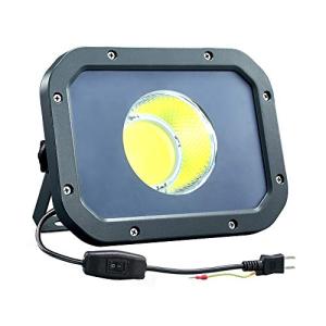 taruna 投光器 スイッチ付きLED投光器 50w led作業灯 11500lm 2倍明るさ保証 3mコード アース付きプラグ 看板灯 防犯灯 駐