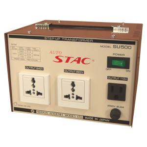 ステップアップトランス　変圧器　昇圧器　アップトランス　SU500　最大容量500VA