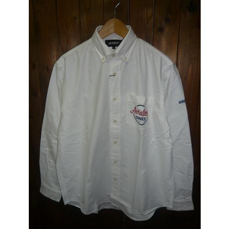 ＡＶＩＲＥＸアヴィレックス 3120022-030 L/S OXFORD BUTTON DOWN S...