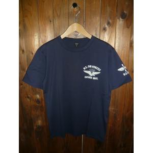 ＡＶＩＲＥＸアヴィレックス 6113367-087 S/S CREW NECK T-SHIRT U.S. AIR FORCE 半袖 U.S.エアフォース プリント入り クルーネック ミリタリー 薄手 Tシャツ