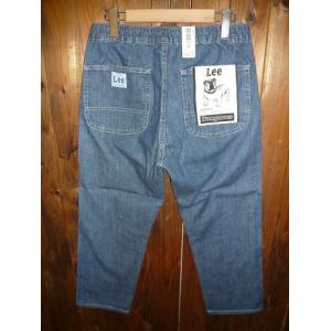 Ｌｅｅリー LM5922-136 DUNGAREES BAKER EASY CROPPED PANTS ダンガリーズ ベイカーイージークロップド パンツ 7分丈 薄手デニム 日本製  紐入りウエストゴム