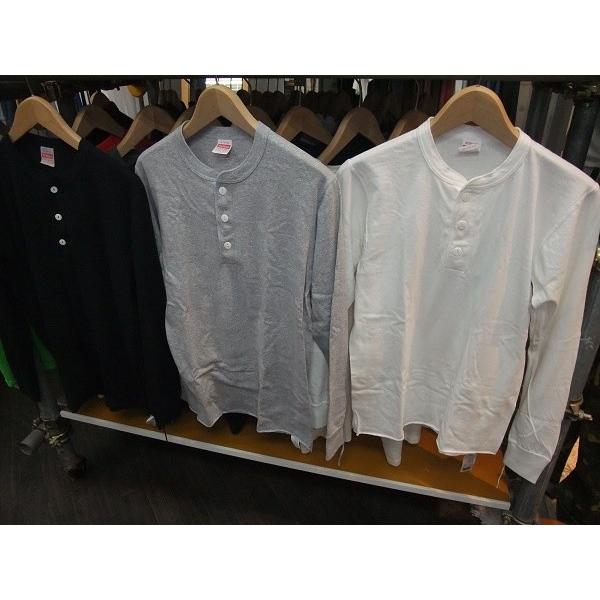 送料無料！！ ヘルスニットHealthknit ヘンリーネック ロングスリーブ 長袖Ｔシャツ ９０６...