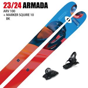 [スキー2点セット]アルマダ スキー板 2024 ARMADA ARV 100 + 24 MARKER SQUIRE 10 100mm ビンディングセット 23-24ST｜stadiummorispo