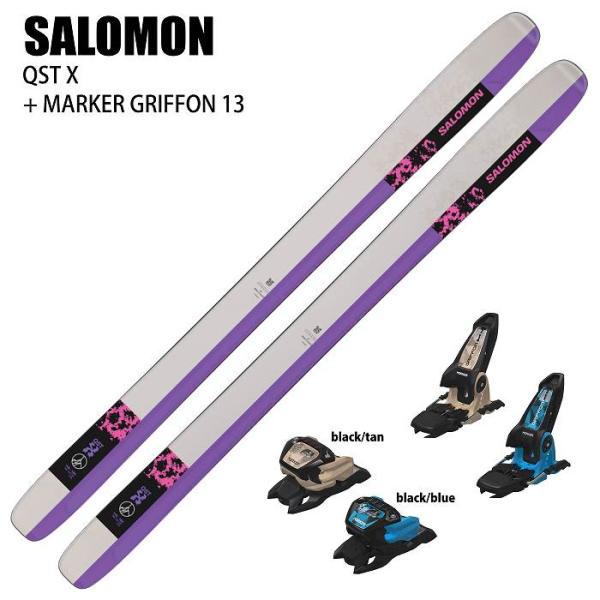 [スキー2点セット]サロモン スキー板 2025 SALOMON QST X + 25 MARKER...