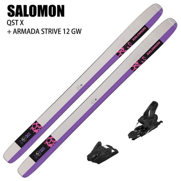 [スキー2点セット]サロモン スキー板 2025 SALOMON QST X + 25 ARMADA...