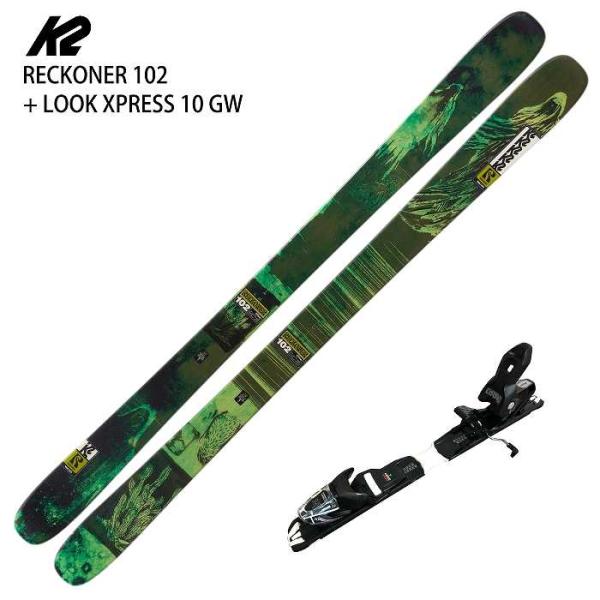 [スキー2点セット] ケーツー スキー板 2026 K2 RECKONER 102 + LOOK X...