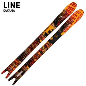 [特典付]ライン スキー板 2027 LINE SAKANA サカナ オールマウンテン オールラウンド フリーライド 板単品 26-27ST