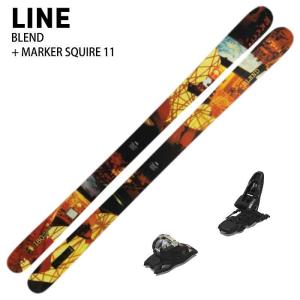 [特典付][スキー2点セット]ライン スキー板 2027 LINE BLEND + MARKER SQUIRE 11 フリースタイル ビンディングセット 26-27ST 爆買