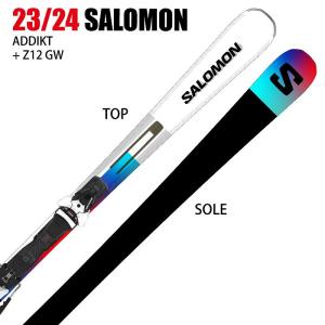 サロモン スキー板 2024 SALOMON ADDIKT + Z12 GW アディクト ビンディングセット 23-24ST｜stadiummorispo