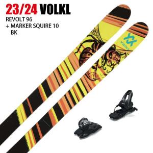 [スキー2点セット]フォルクル スキー板 2024 VOLKL REVOLT 96 + 24 MARKER SQUIRE 10 100mm ビンディングセット 23-24ST｜stadiummorispo