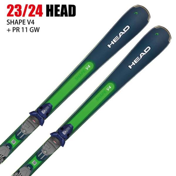 ヘッド スキー板 2024 HEAD SHAPE V4 AMT-PR + PR 11 GW DBL/...