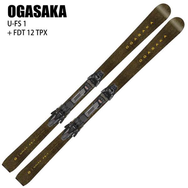 オガサカ スキー板 2025 OGASAKA U-FS 1/GD + FDT 12 TPX ユニティ...