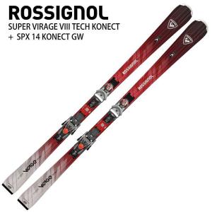 [特典付]ロシニョール スキー板 2027 ROSSIGNOL SUPER VIRAGE VIII TECH KONECT + SPX 14 KONECT GW デモ 基礎 オールラウンド ビンディングセット 26-27ST