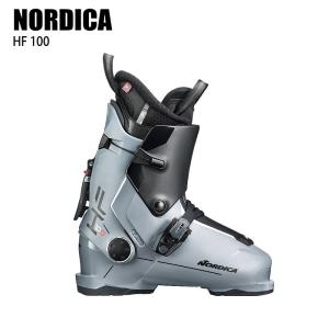 ノルディカ スキーブーツ 2025 NORDICA HF 100 GRY/BK/W エイチエフ リアエントリー 24-25ST｜stadiummorispo