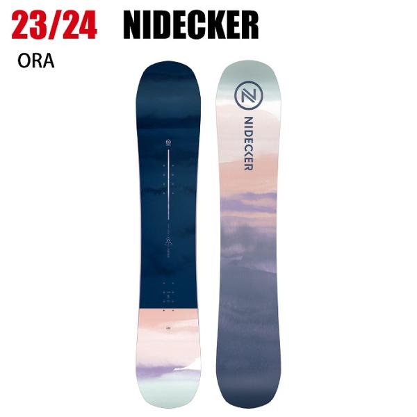 2024 NIDECKER ナイデッカー ORA オラ  23-24 レディース ボード板 スノーボ...